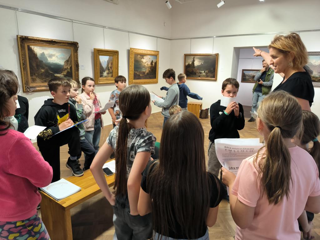 Edukační program v Městské galerii Hlinsko ( IV. B )