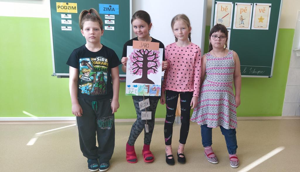 Medvíďátka (II. B) objevovala kouzlo ročních období