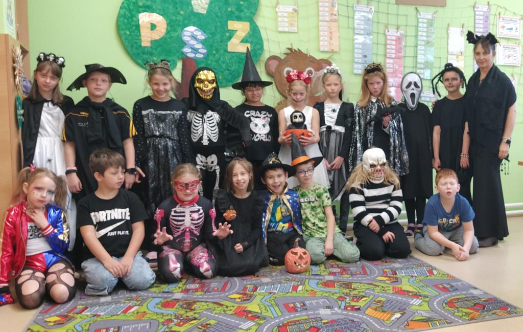 Medvíďata z III. B si užila halloweenské učení 